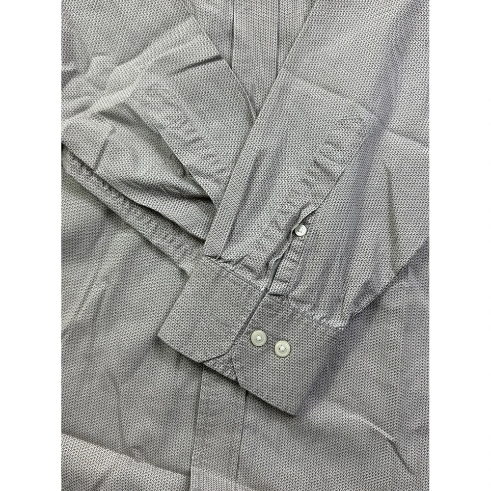 Banana Republic Men Brown Cotton‎ Shirt Size M Medium 15-15 1/2